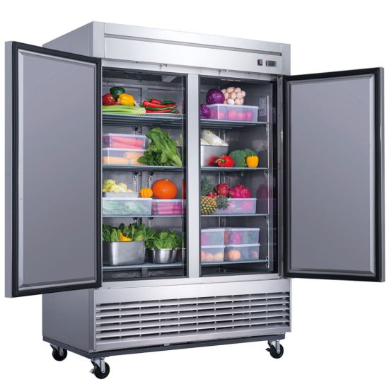 Dukers D55F 2-Door Commercial Freezer in Stainless Steel – Aceland  Restaurant Supplies & Equipment Store