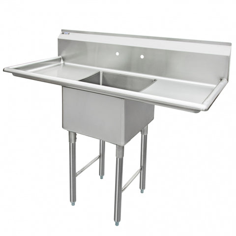 GSW SE18181D 1 Compartment Sink - 2 Drain Boards