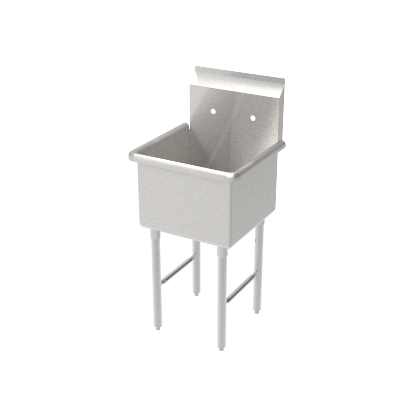 GSW SE18181P 1 Compartment Sink - No Drain Board