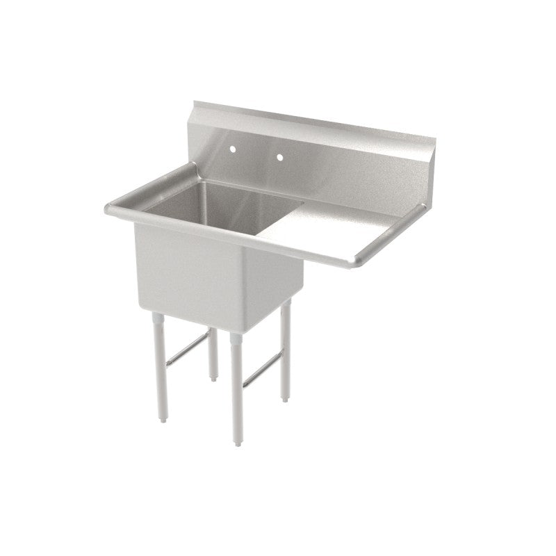 GSW SH24241R 1 Compartment Sink - Right Drain Board