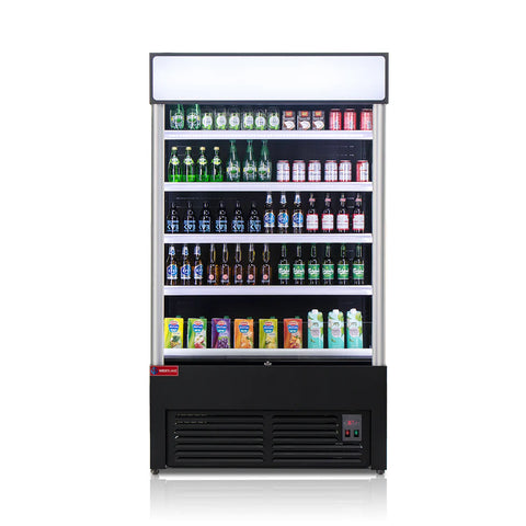 Open Air Merchandiser, WESTLAKE ‎46"W 33" D Black Refrigerated Air Curtain Merchandiser