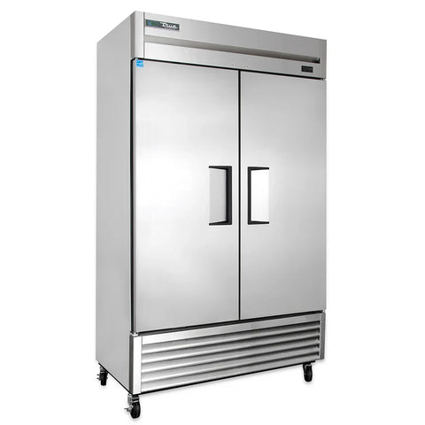 True T-43F-HC 47" Two Section Reach In Freezer, (2) Solid Doors, 115v