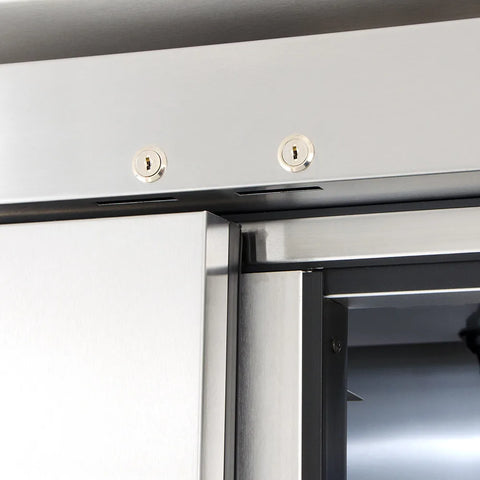 True T-49-HC 54" Two Section Reach In Refrigerator, (2) Left/Right Hinge Solid Doors, 115v