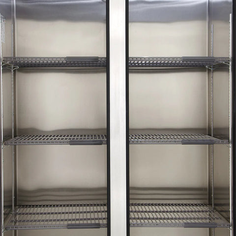 True TS-35-HC 39 1/2" Two Section Reach In Refrigerator, (2) Left/Right Hinge Solid Doors, 115v