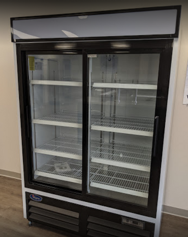 Valpro VP2R-48HC Two Swing Glass Double Door Refrigerator – 48 Cu. Ft.