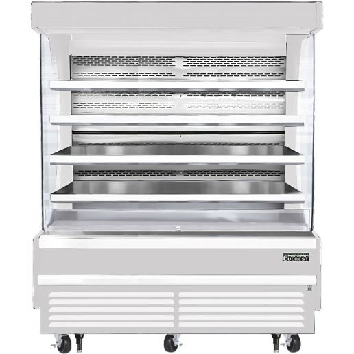 Everest EOMV-72-W-35-T White 73-1/4" Vertical Air Curtain Merchandiser