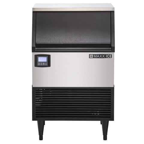 Maxx Ice MIM200N 24" Air Cooled Full Cube 199 lb Undercounter Ice Machine with 75 lb Bin