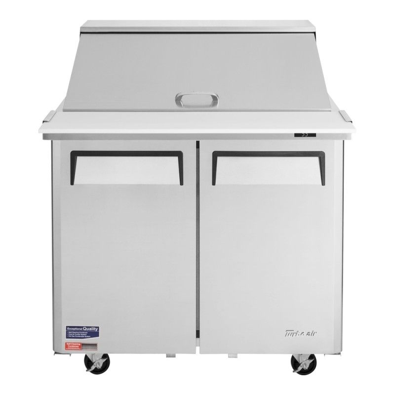 Turbo Air MST-36-15 Mega Top Sandwich/Salad Prep Table, 36-3/8"W, 15 Pans