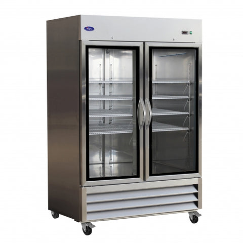 Valpro VP2FG-HC 49 cu. ft. Double Glass Door Freezer