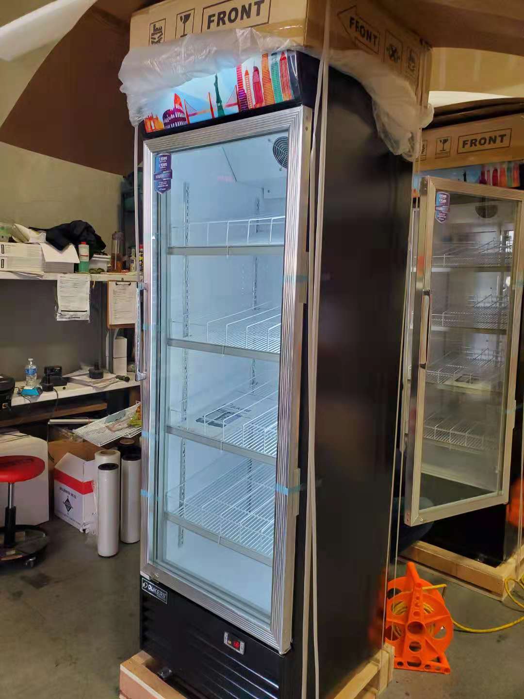 Used glass door refrigerator deals for sale near me