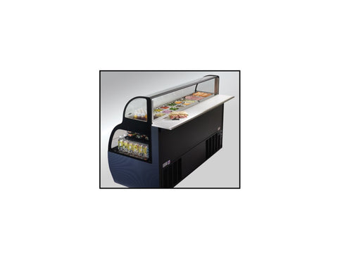 Federal SSRSP-5952 Sandwich/Salad Prep Refrigerator Over Refrigerated Self-Serve